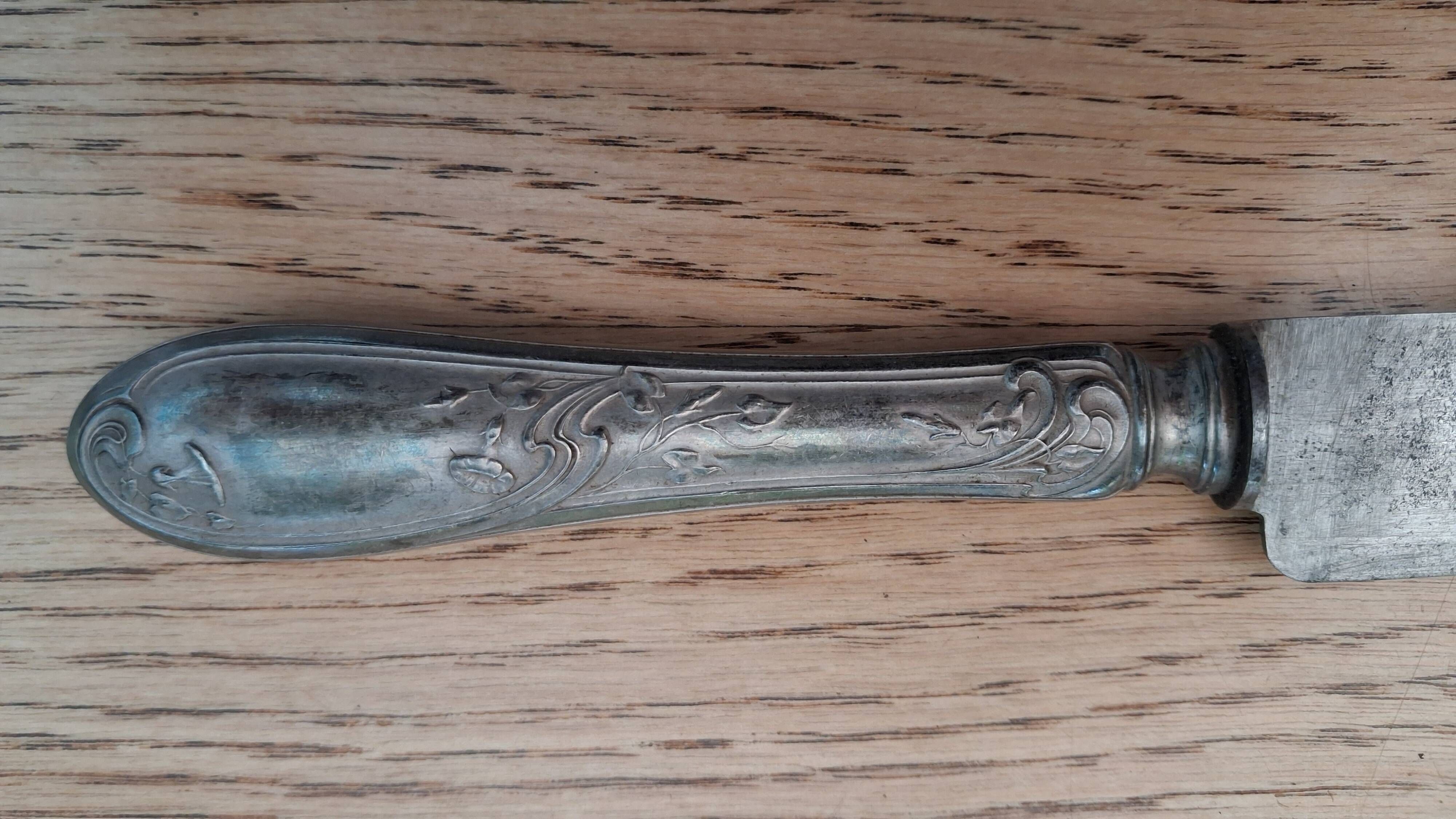 Large Art Nouveau knife