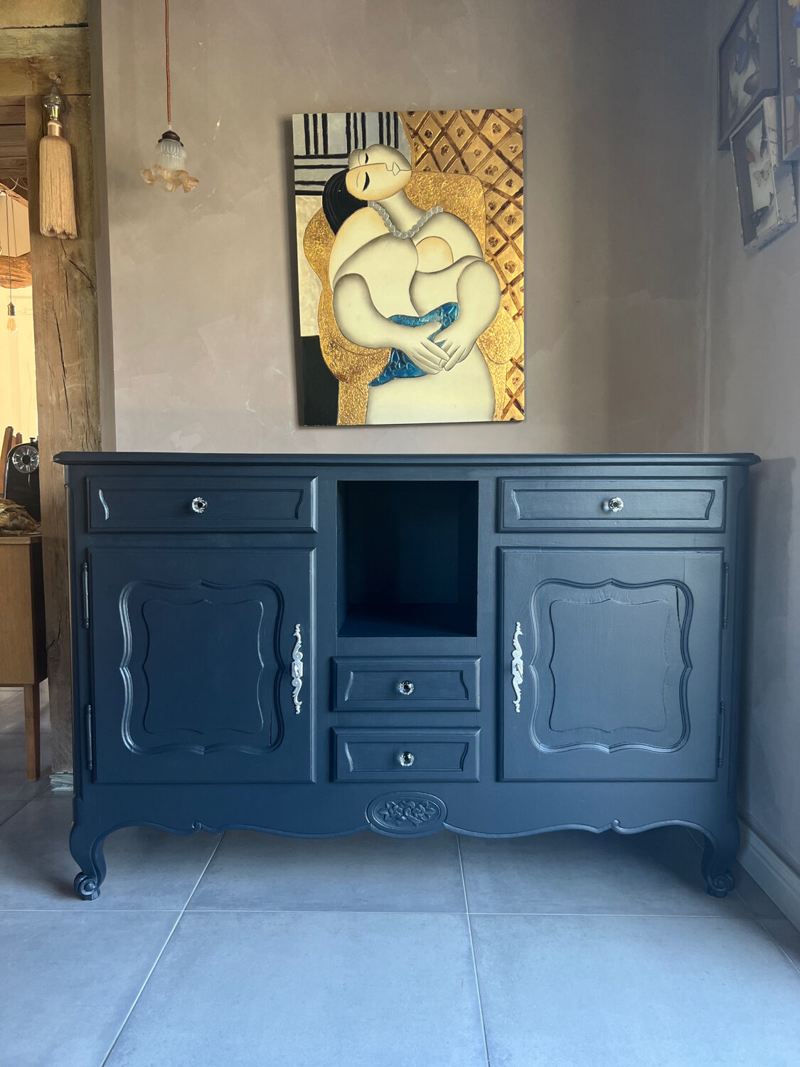 Midnight blue buffet