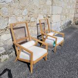 Pair of vintage armchairs by Franco Bizzozzero for Pierantonio Bonacina