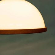 Bohemian 70s mushroom pendant lamp