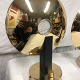 Pair of golden sconces from the 80s estiluz