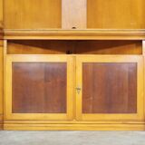 Corner beech furniture from the 1980s