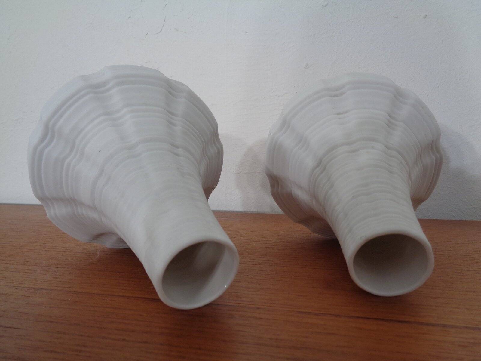 Mid-Century Op Art Vases from Heinrich, 1960s, Set of 3