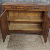 Low wooden sideboard