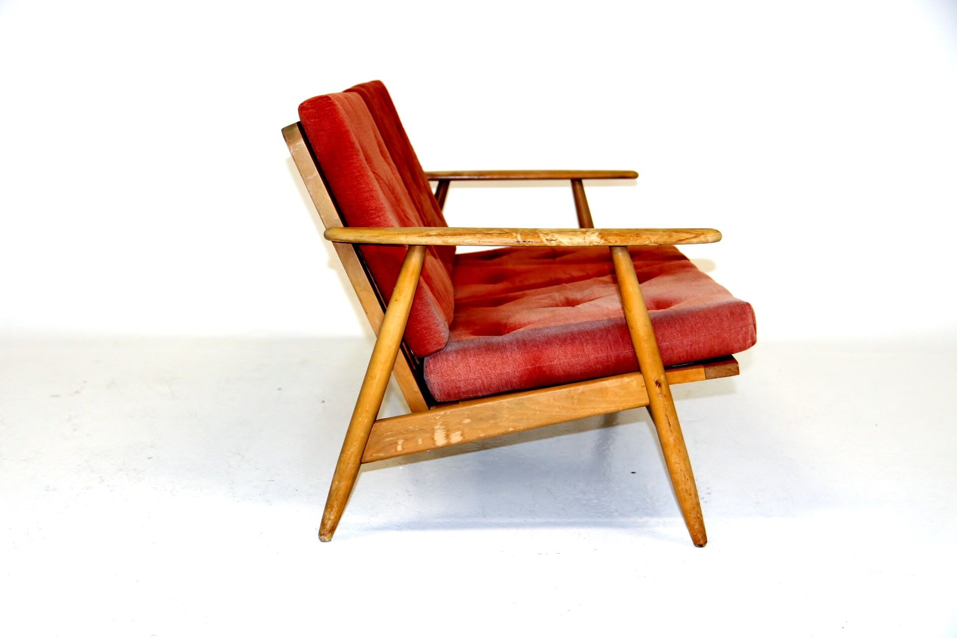 Scandinavian sofa, 2 seats, Sweden, 1950