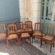 8 chaises cannées