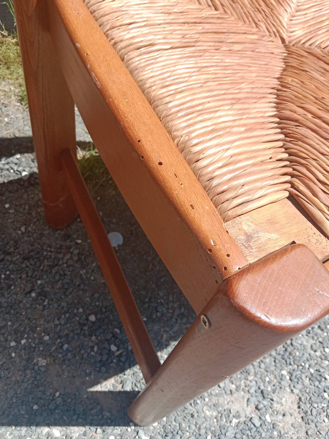 6 chairs in solid elm