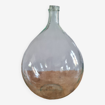 Demijohn in blown glass