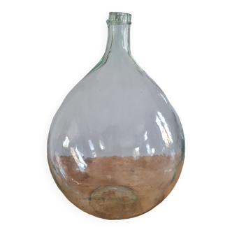 Dame Jeanne en verre soufflé