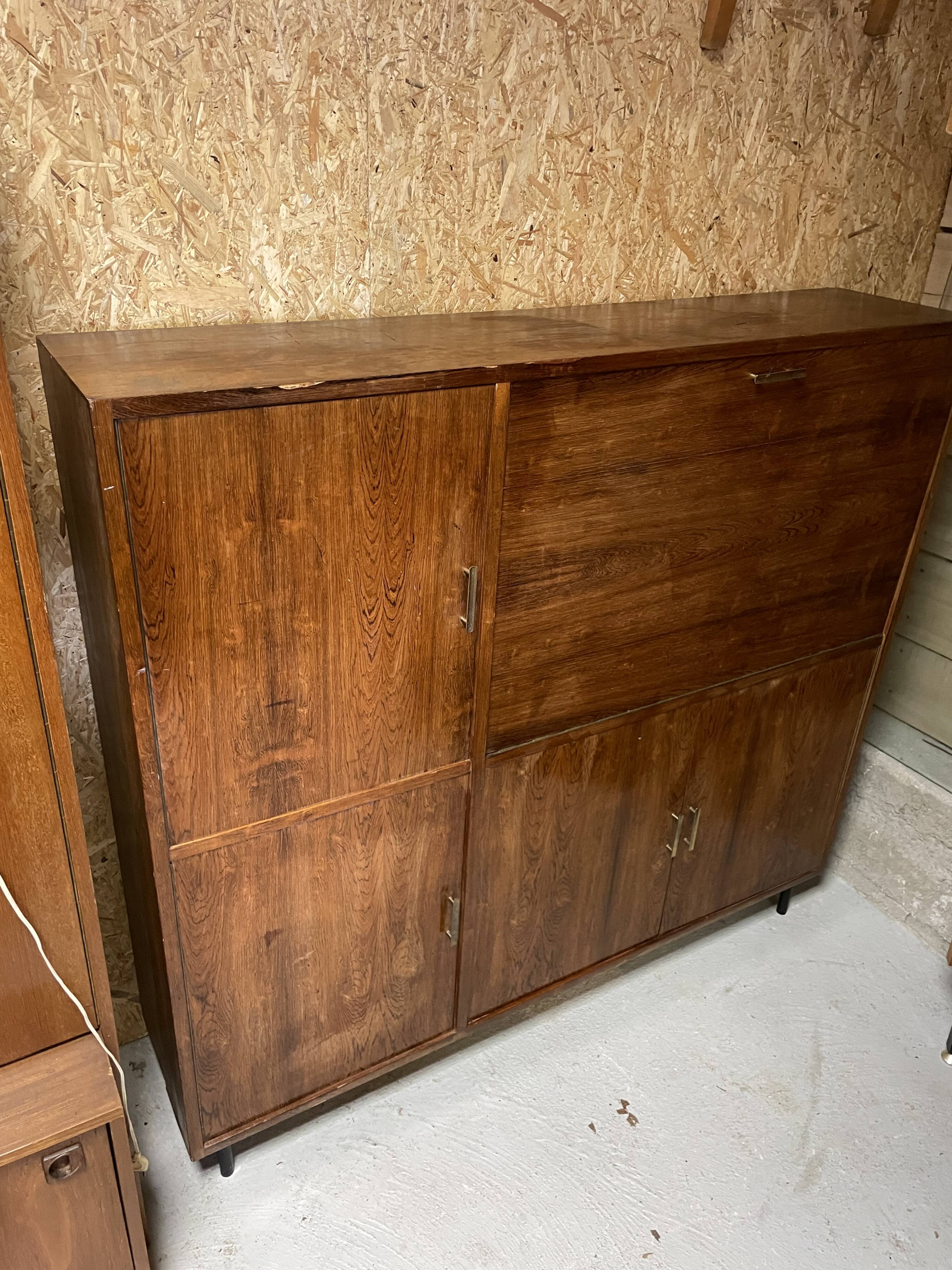 Meuble secrétaire vintage années 60
