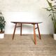 Ercol vintage solid teak meal table