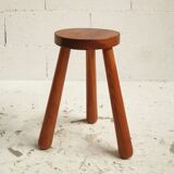 tripod stool in solid pine
