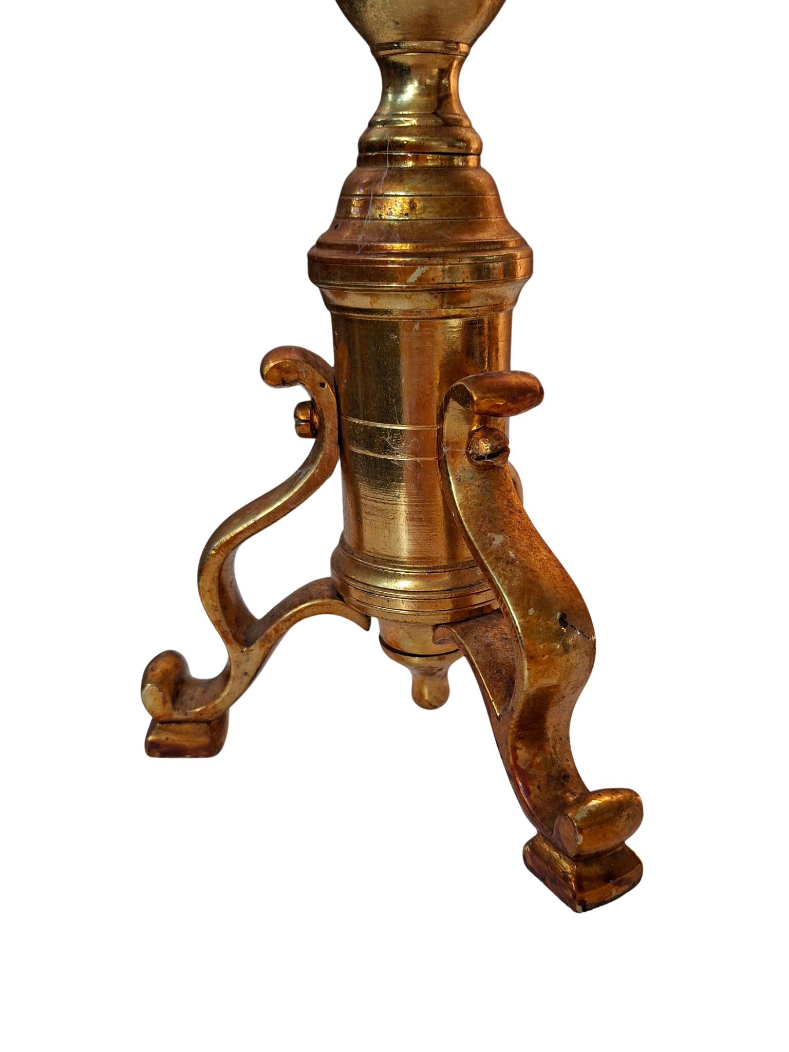 Paire de candélabres d'autel baroques