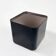 Cube de rangement DIME Marcello Siard Longato années 70 plastique brun