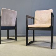 Set of 6 vintage dining chairs attributed to Tobia Scarpa, 1970s