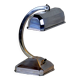 Lampe de banquier chromée et articulée,  Art Déco 1940