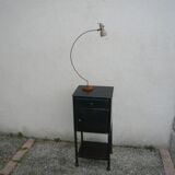 Industrial metal bedside