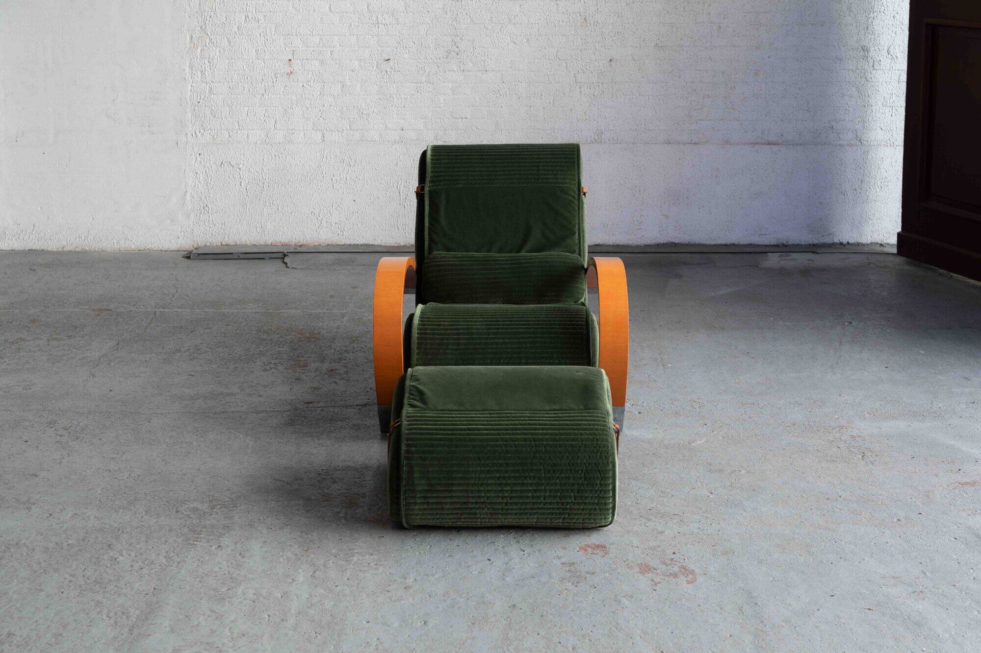 ‘Casablanca’ lounge chair with ottoman by Jamie Tresserra