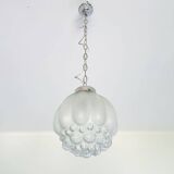 Large bubble glass hanging light