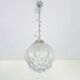 Large bubble glass hanging light