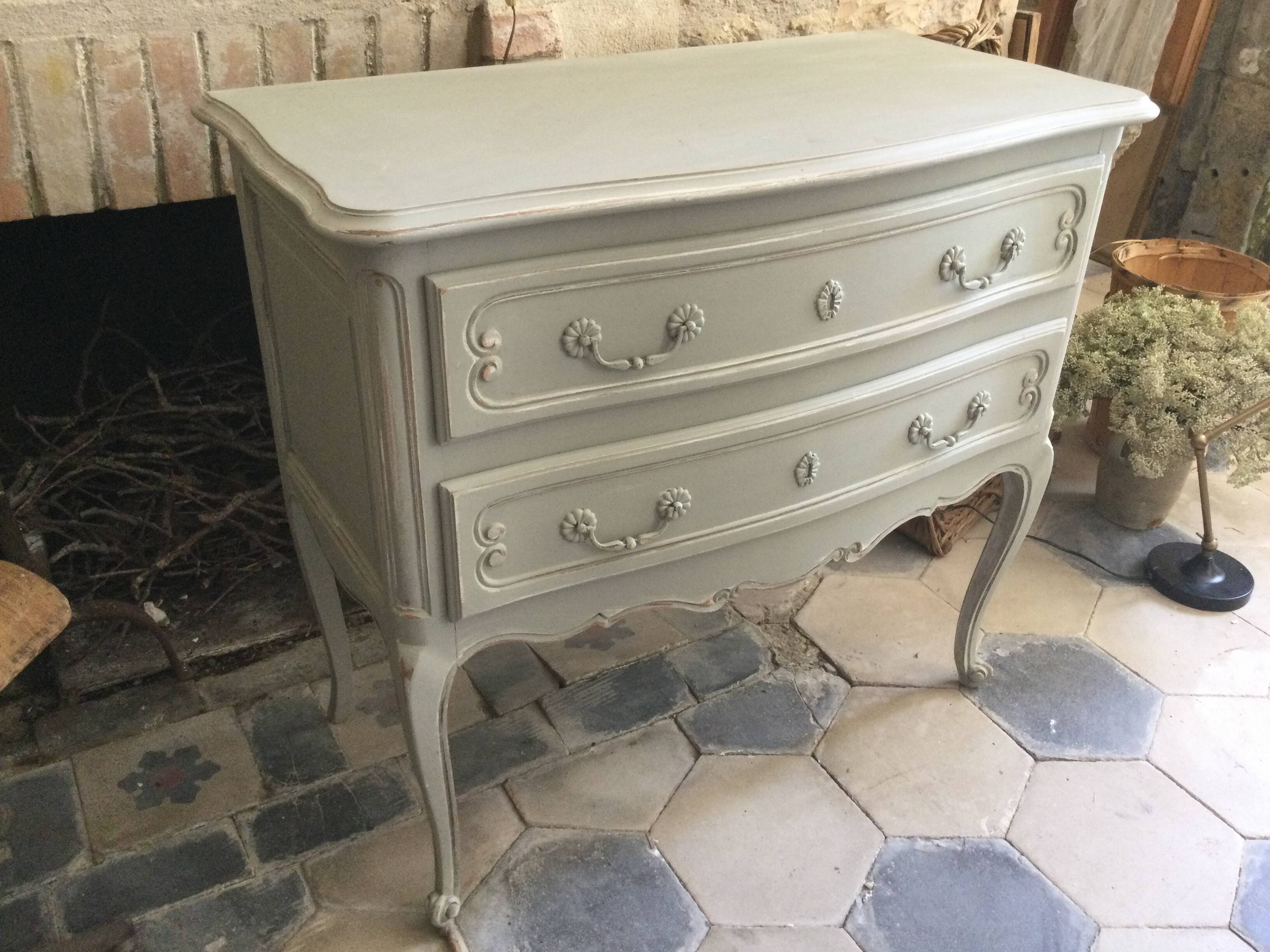 Antique patinated chest of drawers