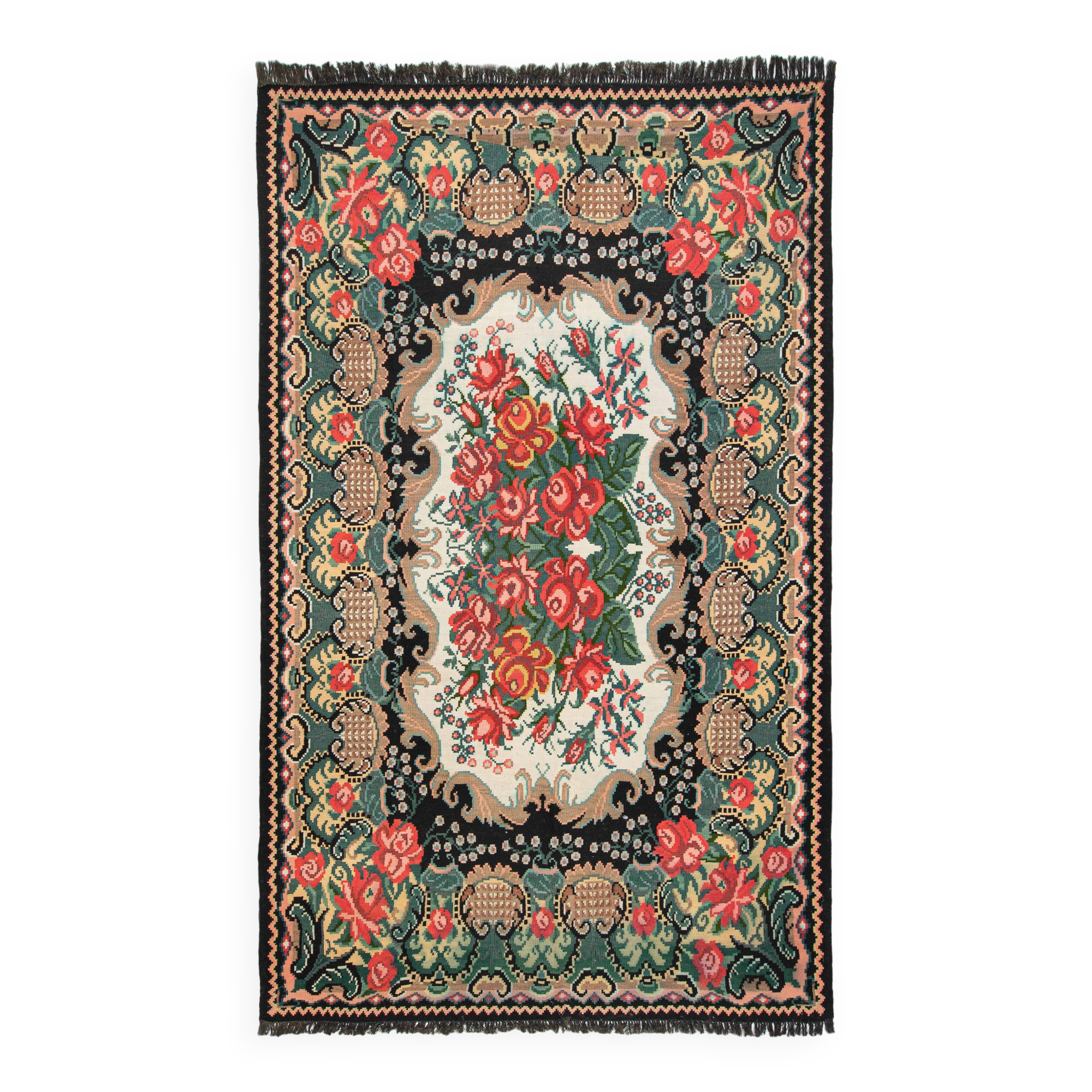 Vintage Moldavian kilim 307 x 192 cm