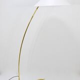 Brass floor lamp Sumatra Mid-Century Rupert Nikoll, Vienna, Austria, 1950s