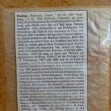 Antique original oil painting of a German opera tenor, large 19th century portrait