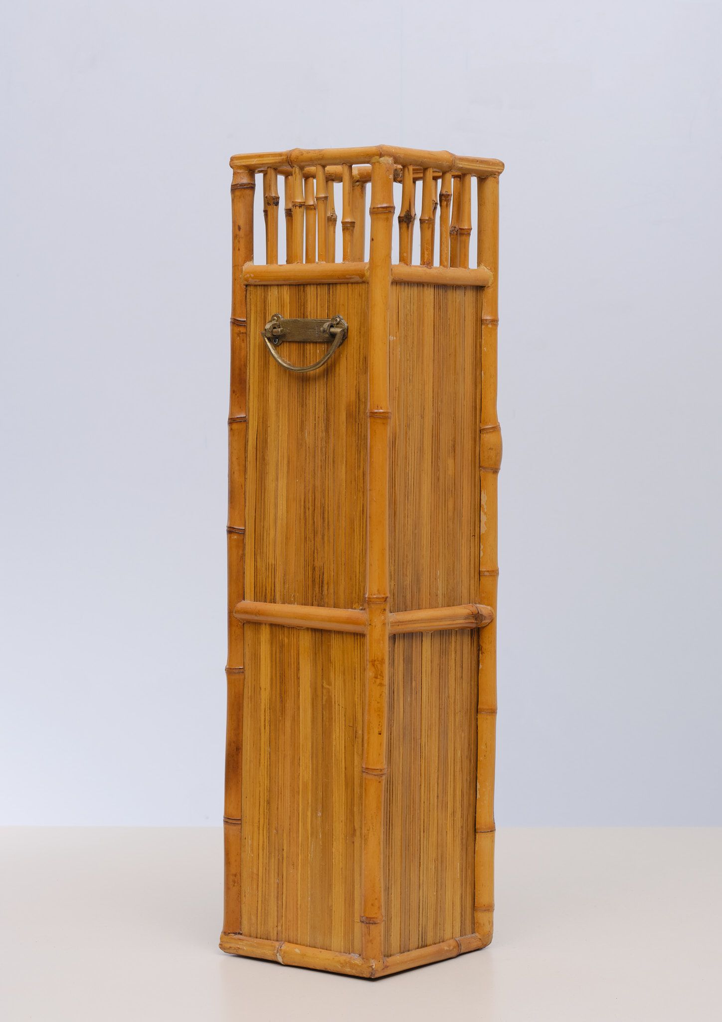 Chinese bamboo umbrella stand, 1960s