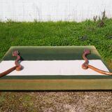 Louis XIII Style Convertible Sofa Sheep Bones