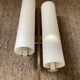 Maison Lunel wall light from the 60s in opaline and brass