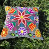 Grey Peruvian cushion cover
