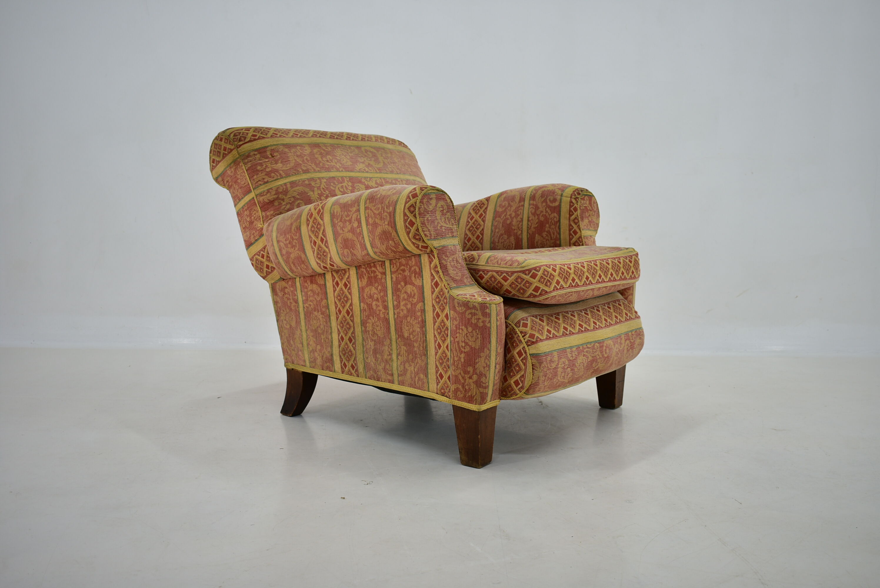 1940s Art Deco Armchair, Czechoslovakia