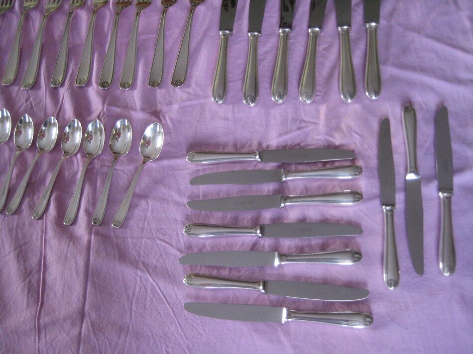 Housewife Christole, st jacques shell decoration, 59 pieces