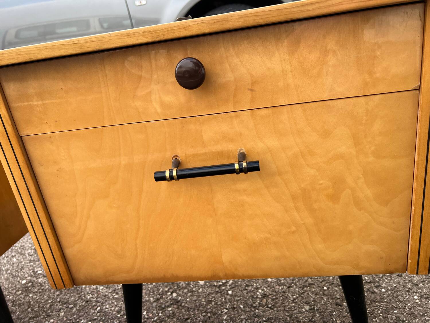 Break of vintage Scandinavian bedside tables