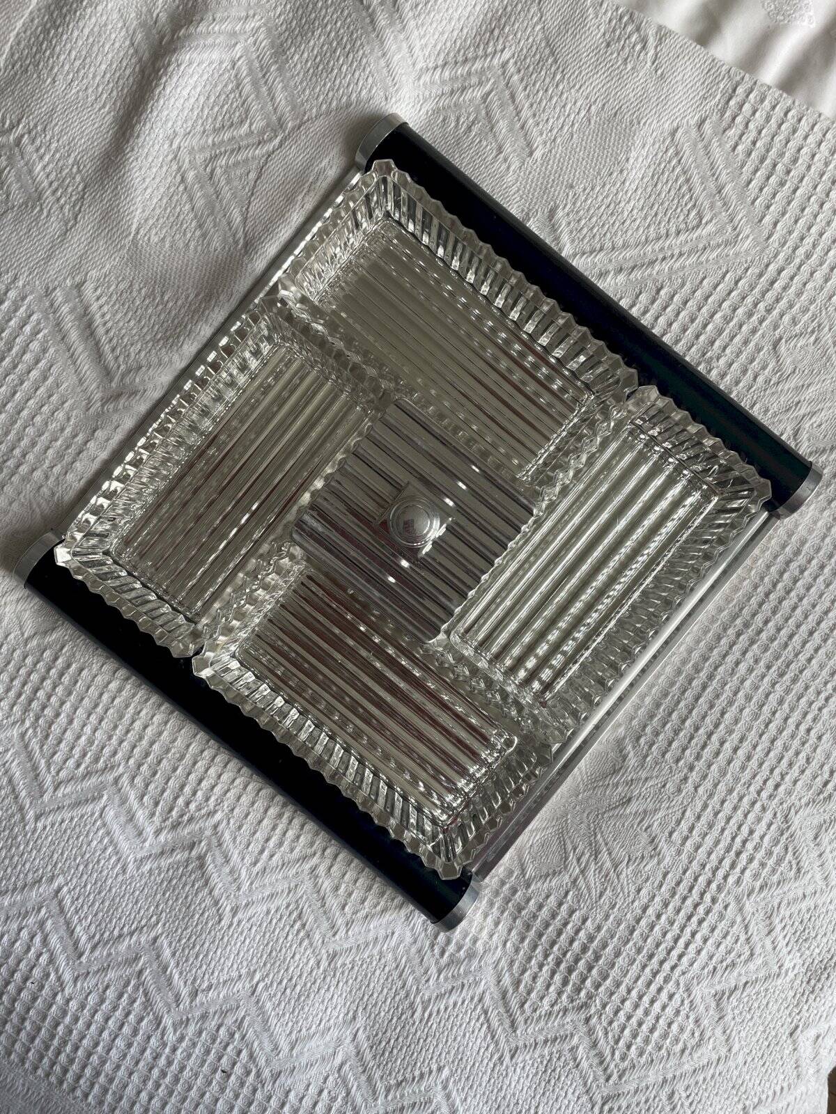 Art Deco mirrored serving tray