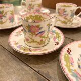 6 tasses à café en porcelaine de Minton