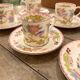 6 tasses à café en porcelaine de Minton