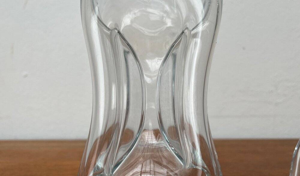 Danish Vintage Kluk Kluk Glass Bottles from Holmegaard, 1970s, Set of 2