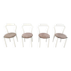 Set of 4 calligaris dining chairs, 1980s