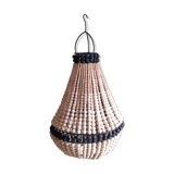 Suspension hot air balloon wooden beads