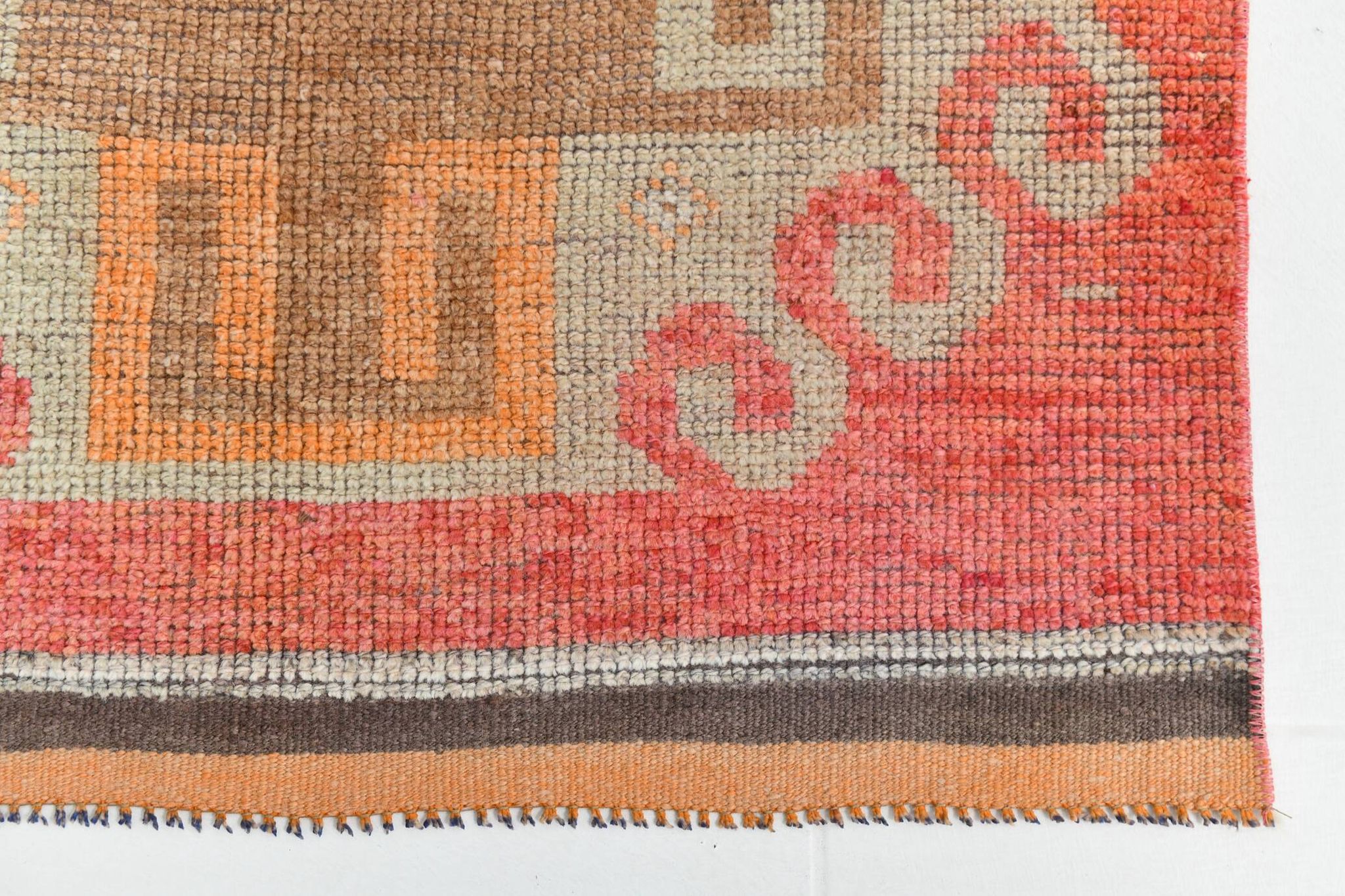 3x12 Super Soft Multicolor Vintage Runner Rug, 91x355Cm