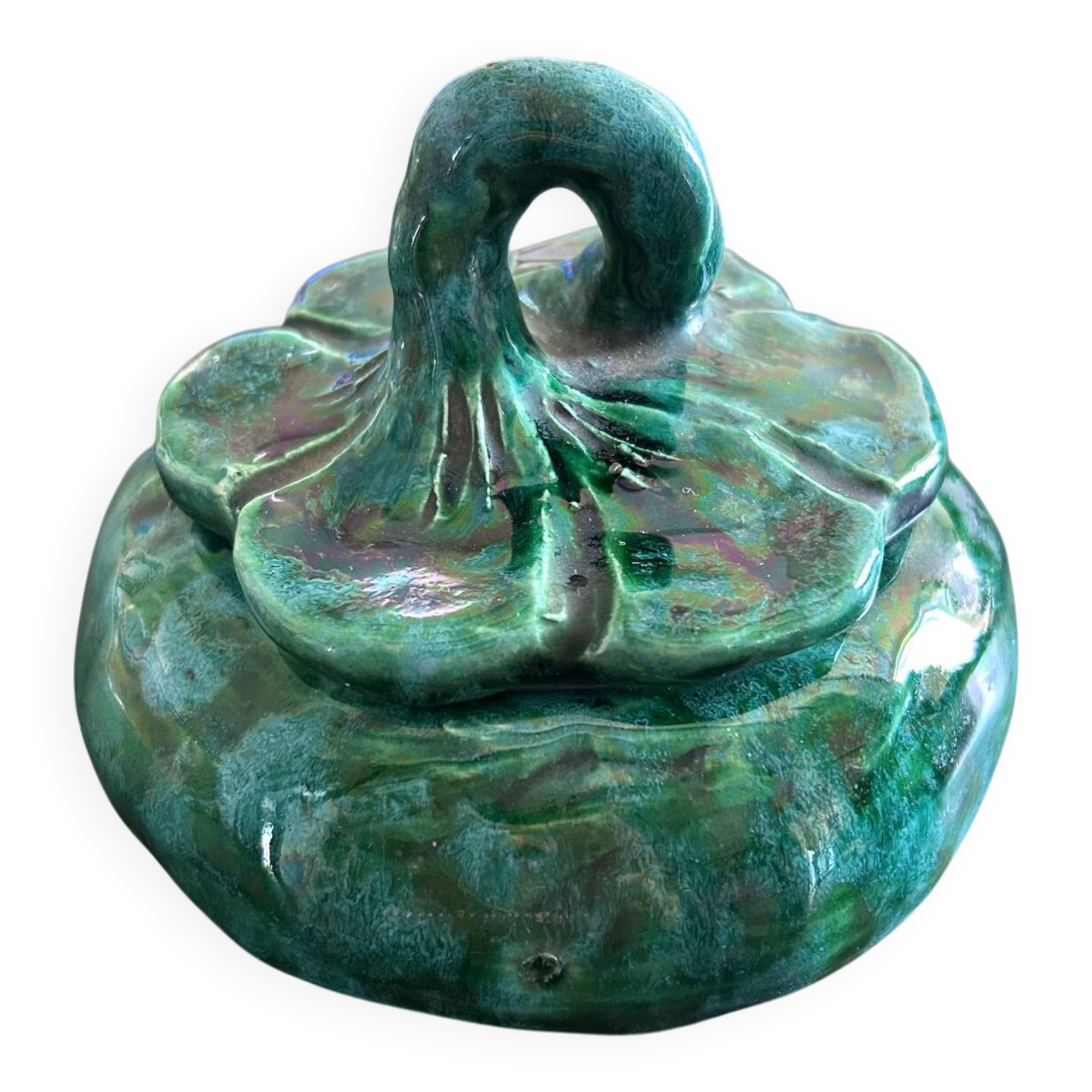 Handmade pumpkin sugar bowl