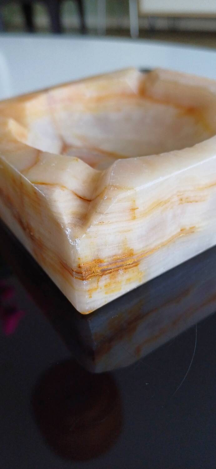 Alabaster ashtray