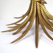 Hollywood Regency gilded sheaf of wheat coffee table in the style of Coco Chanel, 1960s