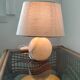 Alabaster ball lamp bases 1980s