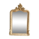 Gilded mirror with pediment XIXth century, 86x136