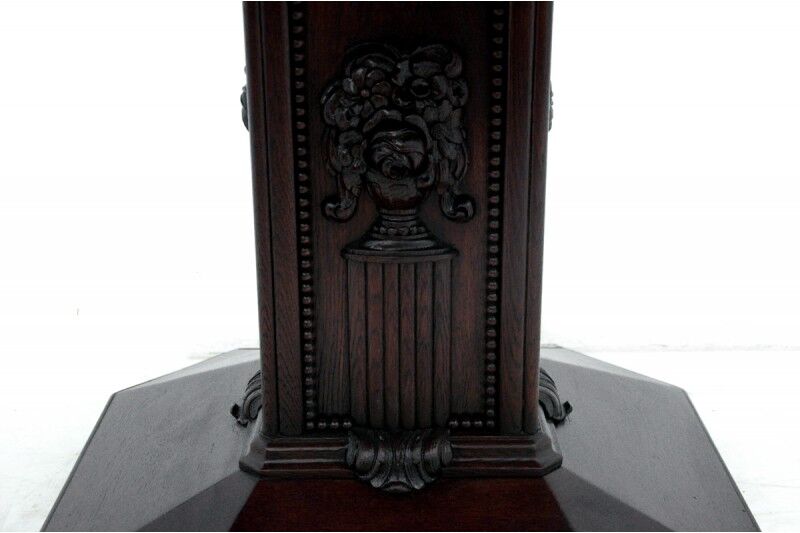 Antique table + chairs set, Western Europe, early 20th century.