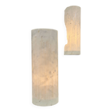 Gruppo NP2 Pair of table lamps in Calacatta Marble