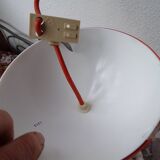 Lampe globe suspendue Ikea Vaster  année 90